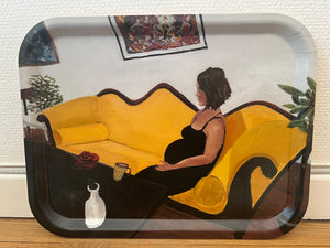 Tray "Gula soffan (Yellow sofa)"