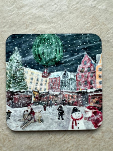 Coaster "Julmarknad på stortorget" ("Christmas market on the main square")