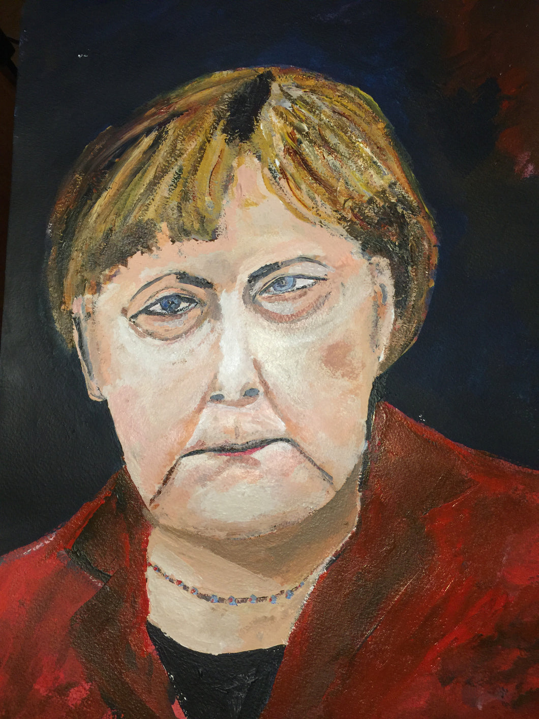 Portrait of Angela Merkel