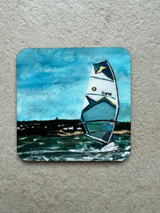 Coaster "Surfing i frisk vind (Surfing in the fresh wind)"