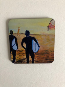 Coaster "På väg ut till surf"