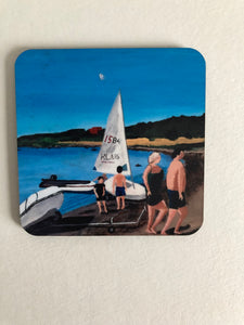Coaster "Julidag vid Båtabacken"