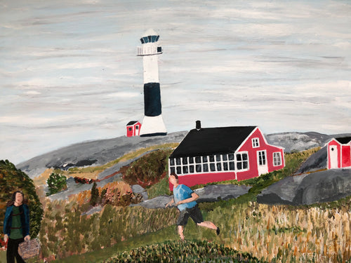 Fyren på Huvudskär - The lighthouse at Huvudskär