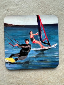 Coaster "Kite och Surfing (Kite and Surfing)"