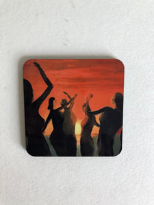 Coaster "Dans i skymning (Dans at dusk)"