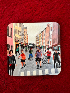 Coaster "Götgatan en sommardag (The street Götgatan on a summer day"